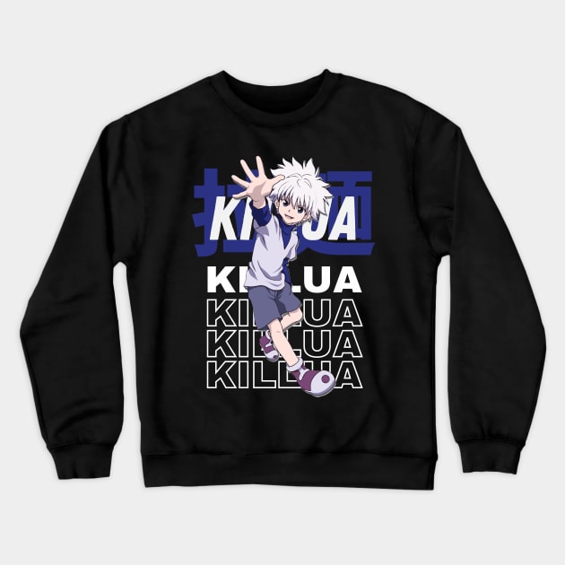 killua Crewneck Sweatshirt by artoriaa